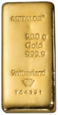 Gold ingot 500 g