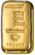 Gold ingot 100 g